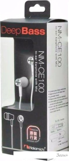 Наушники Nakamichi NM-CE100 (белый)