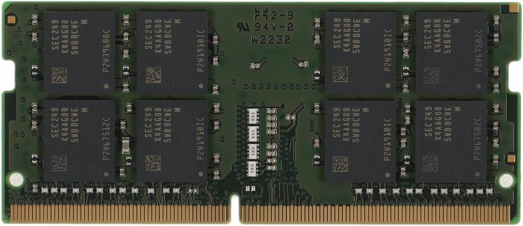Оперативная память Kingston 32GB DDR4 SODIMM PC4-25600 KVR32S22D8/32
