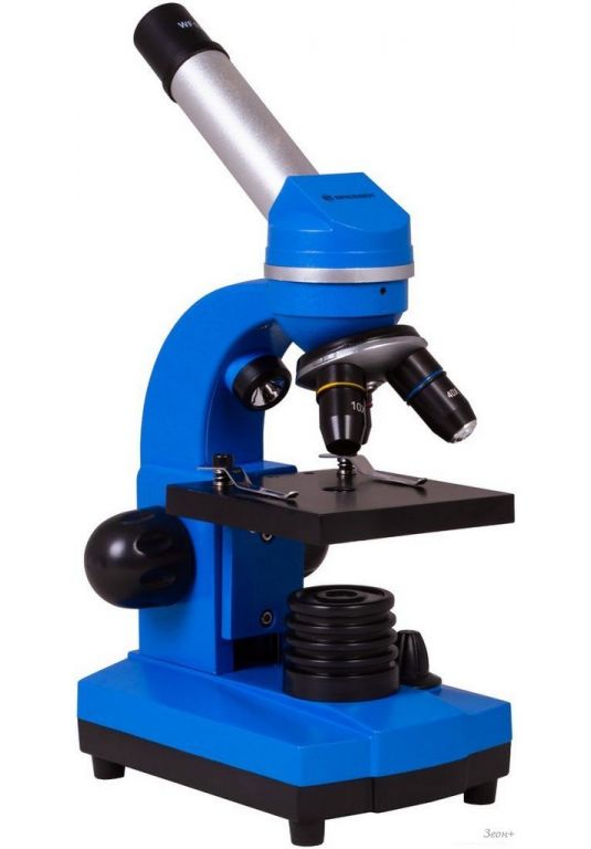 Детский микроскоп Bresser Junior Biolux SEL 40–1600x 74322 (синий)
