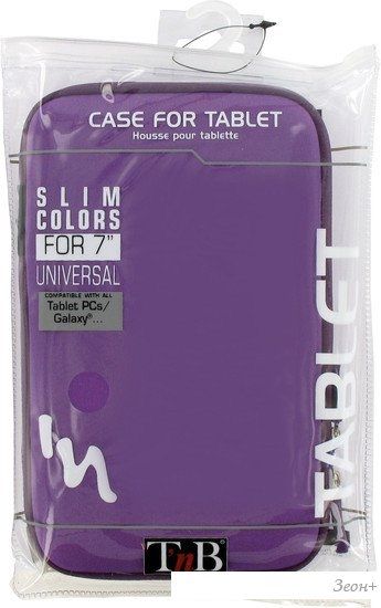 Чехол для планшета T'nB Slim Colors Purple для 7" Tablet (USLPL7)