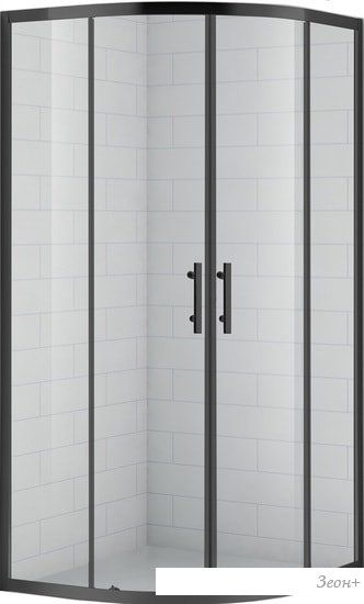 Душевой уголок Cezares Eco-O-R-2-90-C-Nero