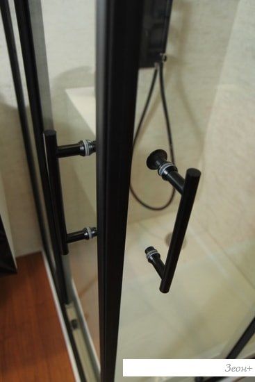 Душевой уголок Cezares Eco-O-R-2-90-C-Nero