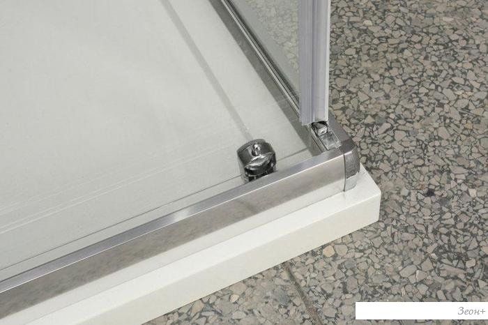Душевой уголок BelBagno UNIQUE-AH-1-120/135-100-C-Cr (прозрачное стекло)