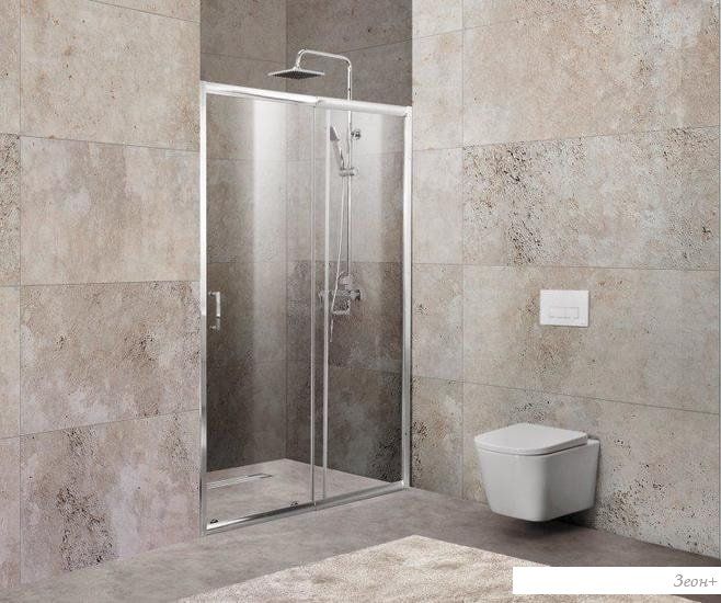 Душевая дверь BelBagno UNIQUE-BF-1-120/135-C-Cr (прозрачное стекло)