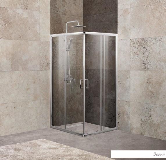 Душевой уголок BelBagno UNIQUE-A-2-75/90-C-Cr (прозрачное стекло)