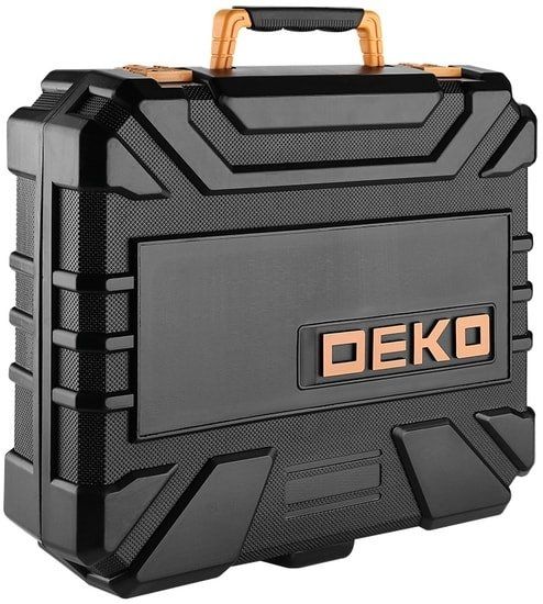 Дрель-шуруповерт Deko DKCD20FU-Li SET 193 063-4179 (с 2-мя АКБ, кейс, набор оснастки)