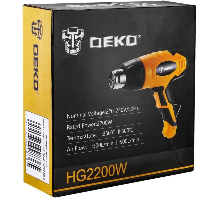 Промышленный фен Deko HG2200W