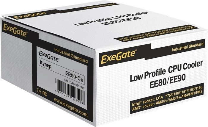 Кулер для процессора ExeGate EE90-Cu EX286151RUS