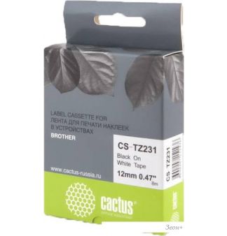 -   CACTUS CS-TZ231 ( Brother TZe-231)