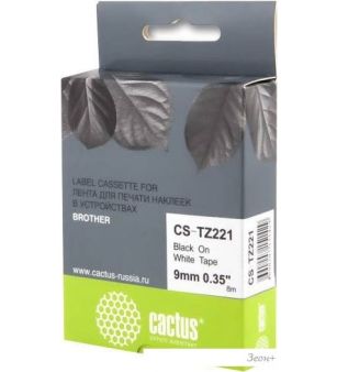 -   CACTUS CS-TZ221 ( Brother TZ221)