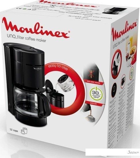 Капельная кофеварка Moulinex Uno FG121811
