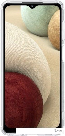 Чехол Samsung Silicone Cover для Galaxy A12 (белый)