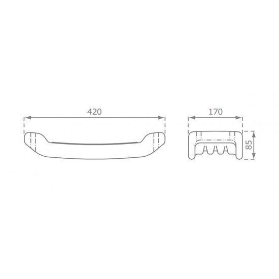 Элемент комплекса KBT Plastic Blowmoulded Swing Seat