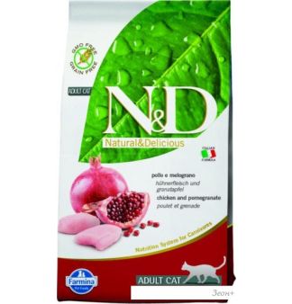 Сухой корм для кошек Farmina N&D Grain Free Cat Chicken & Pomegranate Adult 5 кг