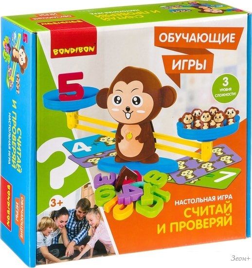 Развивающая игра Bondibon Считай и проверяй ВВ3457