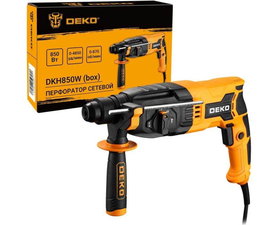Перфоратор Deko DKH850W (3 предмета)