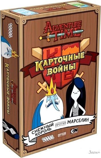 Настольная игра Мир Хобби Время приключений.Карточные войны:Снежный король против Марселин
