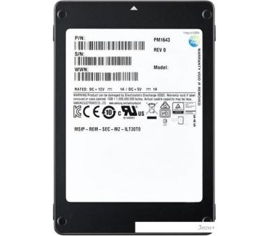SSD Samsung PM1643a 3.84TB MZILT3T8HBLS