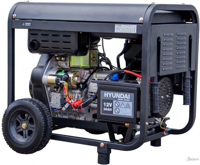 Дизельный генератор Hyundai DHY 8000LE-3