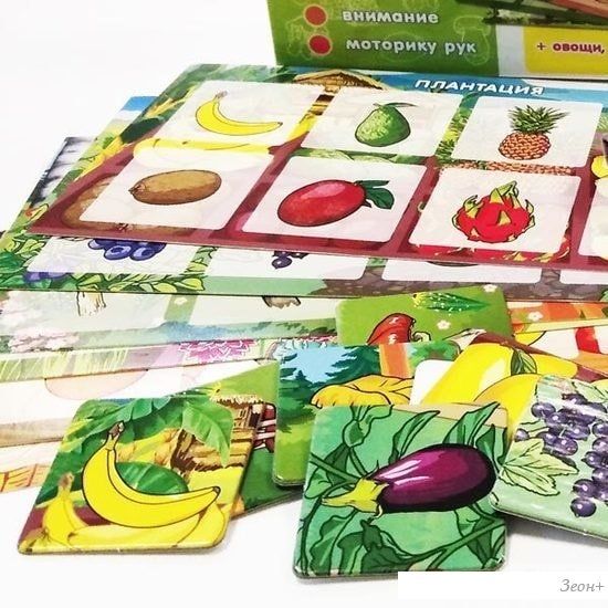 Развивающая игра Нескучные игры Нескучное лото. Что где растет 8112