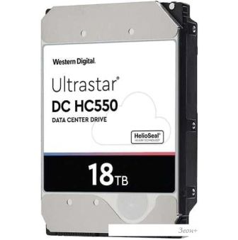   WD Ultrastar DC HC550 18TB WUH721818ALE6L4