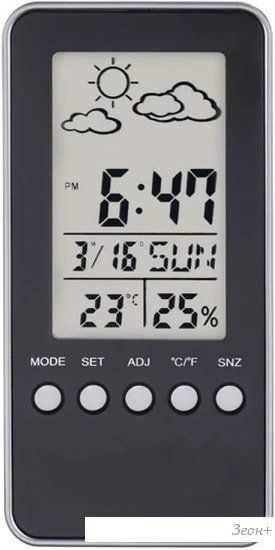 Метеостанция Perfeo Window PF-S002A (черный)