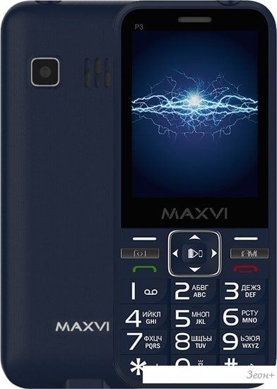 Мобильный телефон Maxvi P3 (синий)