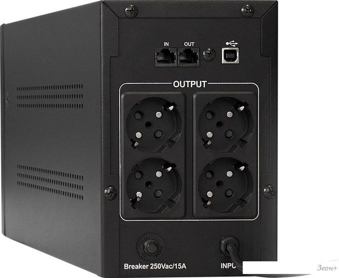 Источник бесперебойного питания ExeGate SpecialPro Smart LLB-1200.LCD.AVR.EURO.RJ.USB