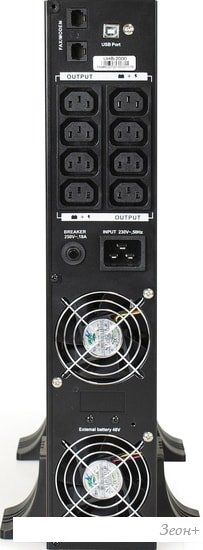 Источник бесперебойного питания ExeGate SinePower UHB-2000.LCD.AVR.C13.RJ.USB.2U