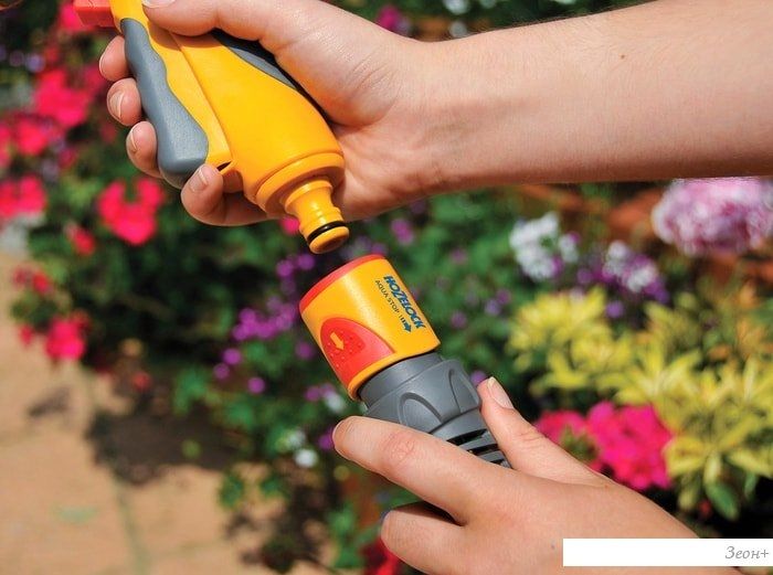 Коннектор Hozelock Aquastop Plus 2065