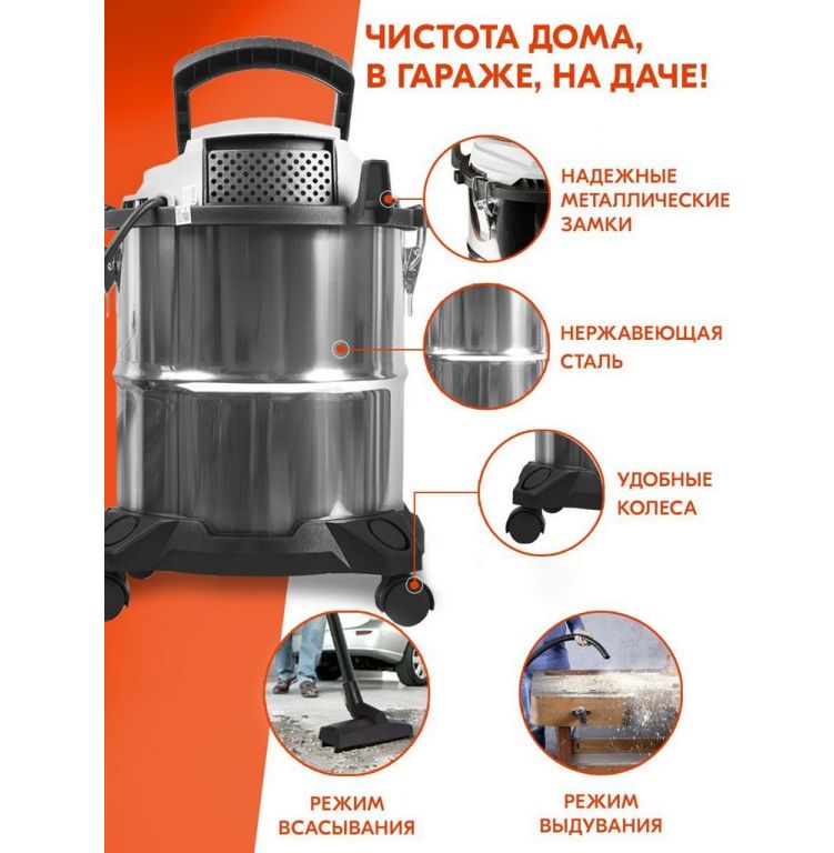 Пылесос Ресанта ПС-1500/20