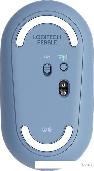 Мышь Logitech M350 Pebble (голубой)