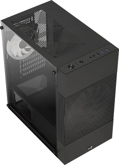 Корпус AeroCool Atomic Lite-G-BK-V2