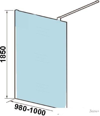 Душевая стенка WeltWasser WW400 100G-1