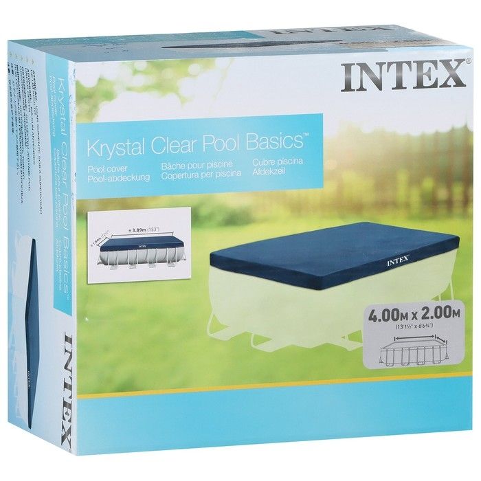 Аксессуары для бассейнов Intex Тент-чехол для каркасных бассейнов 400х200 см 28037