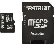   Patriot microSDXC LX Series (Class 10) 64GB +  [PSF64GMCSDXC10]