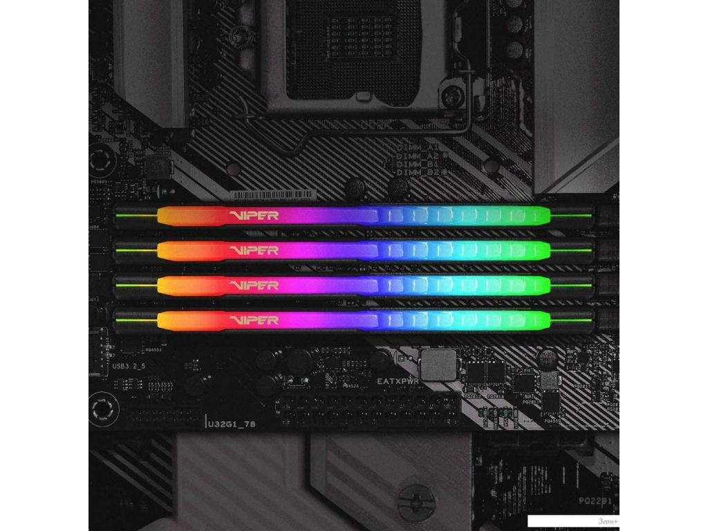 Оперативная память Patriot Viper Steel RGB 8GB DDR4 PC4-28800 PVSR48G360C0