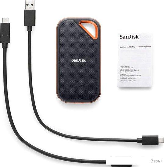 Внешний накопитель SanDisk Extreme Pro Portable V2 SDSSDE81-1T00-G25 1TB