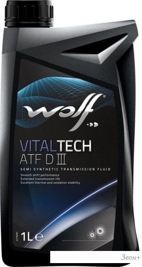 Трансмиссионное масло Wolf VitalTech ATF DIII 1л