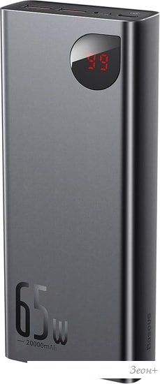 Портативное зарядное устройство Baseus Adaman Metal Digital Display PPIMDA-D01 20000mAh (черный)