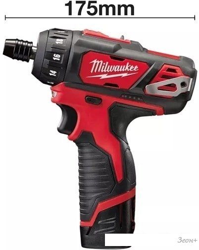 Дрель-шуруповерт Milwaukee M12 BD-202C 4933441900 (с 2-мя АКБ, кейс)