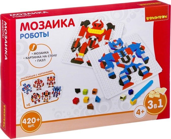 Мозаика/пазл Bondibon Роботы ВВ3030