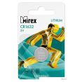 Батарейки Mirex CR1632 литиевая блистер 1 шт. 23702-CR1632-E1