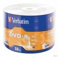 DVD-R  Verbatim 4.7Gb 16x Verbatim DLP Matt Silver  50 .   043788