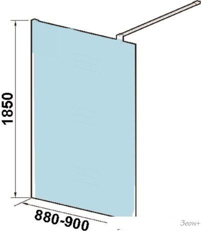 Душевая стенка WeltWasser WW400 90G-1