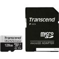 Карта памяти Transcend microSDXC 340S 128GB (с адаптером)