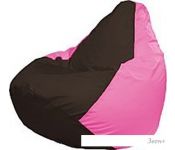 Кресло-мешок Flagman Груша Мини Г0.1-409 (коричневый/розовый)