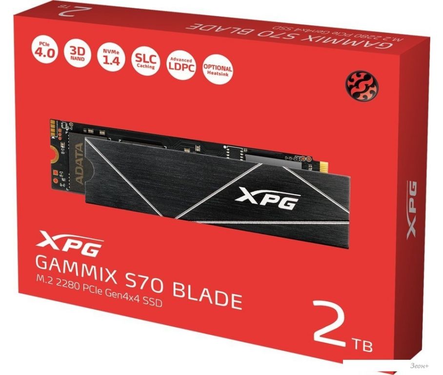 SSD ADATA XPG GAMMIX S70 Blade 2TB AGAMMIXS70B-2T-CS