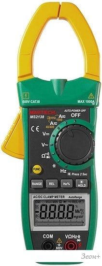 Токовые клещи Mastech MS2138