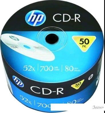 CD-R диск HP 700Mb HP 52x в пленке 50 шт. 69300